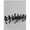 Image 3 : 33pc Swarovski Contemporary Faceted Crystal Chess Set
