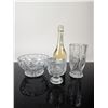 Image 5 : 3pc Clear Crystal and Glass Tableware
