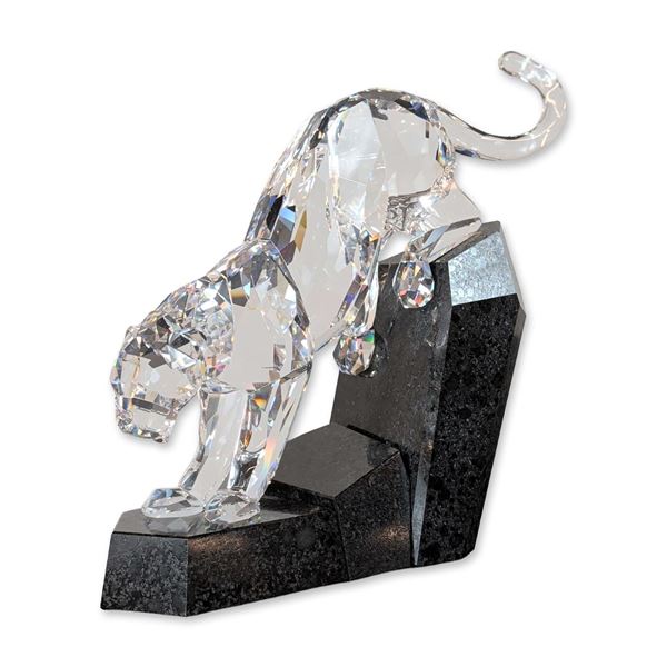 Swarovski Crystal Soulmates Panther Figurine