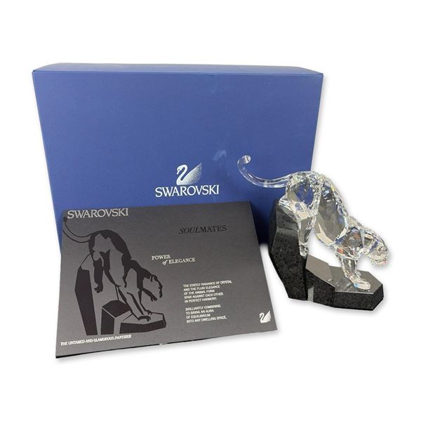 Swarovski Power of Elegance Soulmates Crystal Panther Figure