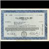 1960s Lemke Stock Certificate Scarce Blue (COI-3434)