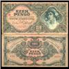 1945 Hungary 1000 Pengo Note Hi Grade Scarce Type 2 (CUR-06117)