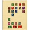 Image 1 : 1940s Norway Hand Made Stamp Collection Album Page 22 Pieces (STM-0267)