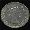 1961 Fiji 6 Pence Elizabeth BU MS64+ (COI-6999)