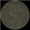 Image 1 : 1862 Britain Victoria Farthing Better Grade (COI-7054)
