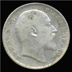 1903B India Silver Rupee High Grade (COI-6629)