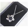 Image 1 : MOONSTONE CENTER SILVERTONE FLOWER