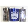 Image 1 : COLLECTION OF 3 FLASKS
