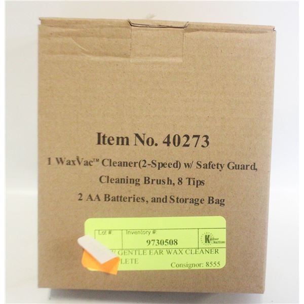 NEW GENTLE EAR WAX CLEANER COMPLETE
