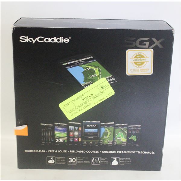 NEW IN BOX SKY CADDIE GPS COURSE LAYOUT