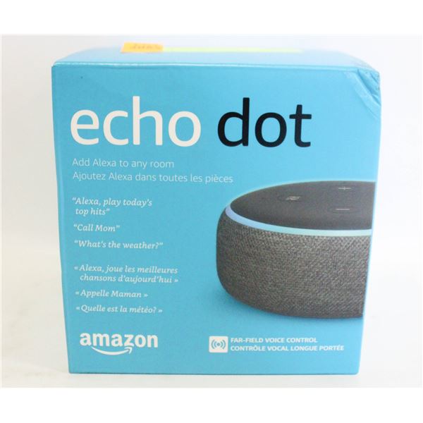 SEALED ECHO DOT 3RD GENERATION