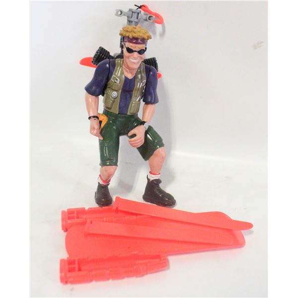 1995 STREET SHARKS RADICAL BENDS FIGURE & BOARD