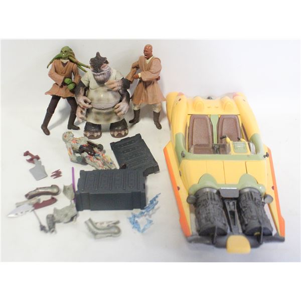 2002 "DEXTER JETTSTER" W/ SKYWALKER SPEEDER &