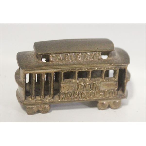 VTG SMALL BRASS CABLE CAR