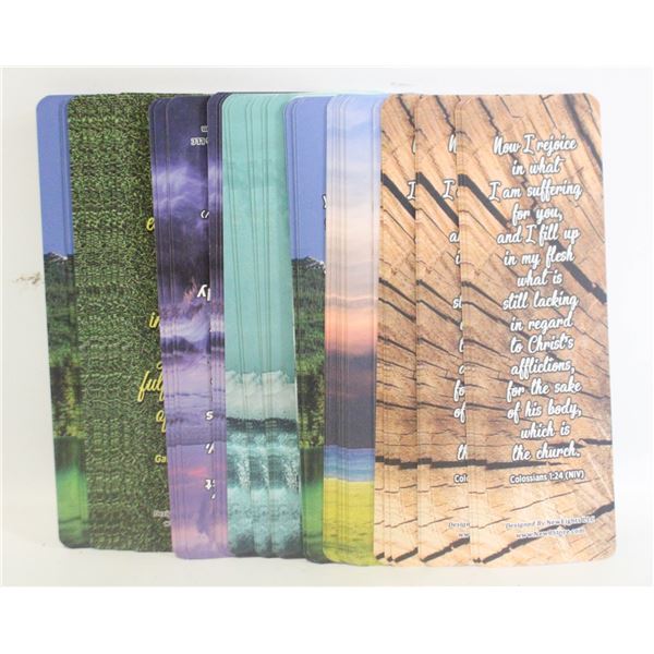 NEW LOT OF GODS BIBBLE VERSE BOOKMARKS