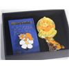 Image 1 : VINTAGE GARFIELD CLOISONNE JEWELRY PINS