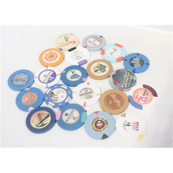 LAS VEGAS POKER CASINO CHIP COLLECTION