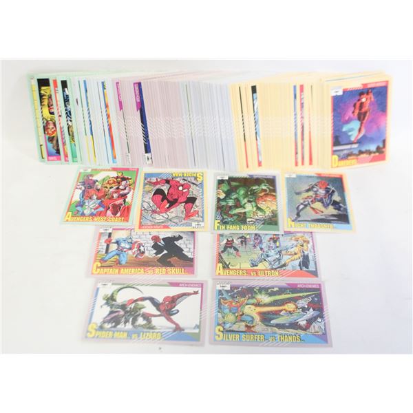 MARVEL CARD SET 1991 SET #2-162 MISSING #1