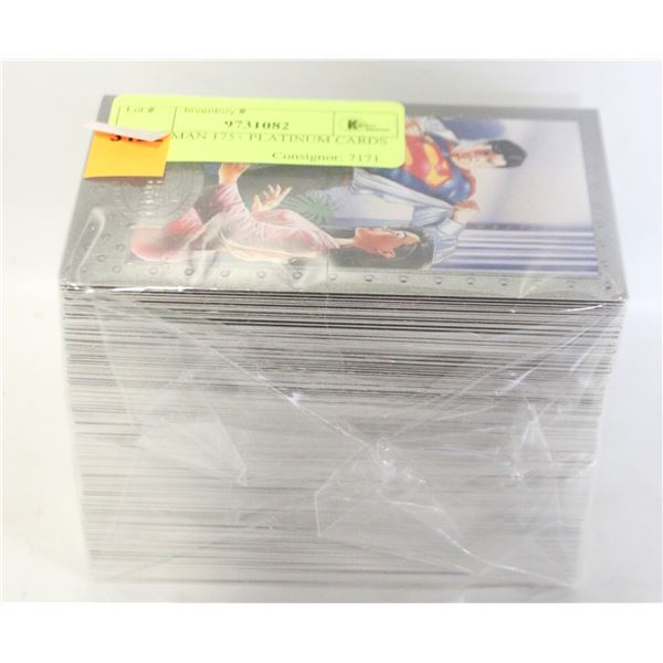SUPERMAN 175+ PLATINUM CARDS (TALL)