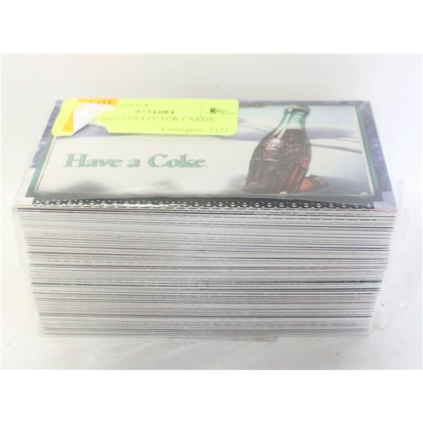 COKE 100+ COLLECTOR CARDS (TALL)