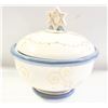 Image 1 : VINTAGE JUDAIC PORCELAIN LIDDED BOWL