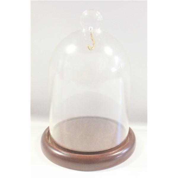 ANTIQUE POCKET WATCH DISPLAY BELL JAR