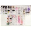 Image 1 : 3 CRAFT ORGANIZER CASES W CRAFT SUPPLIES