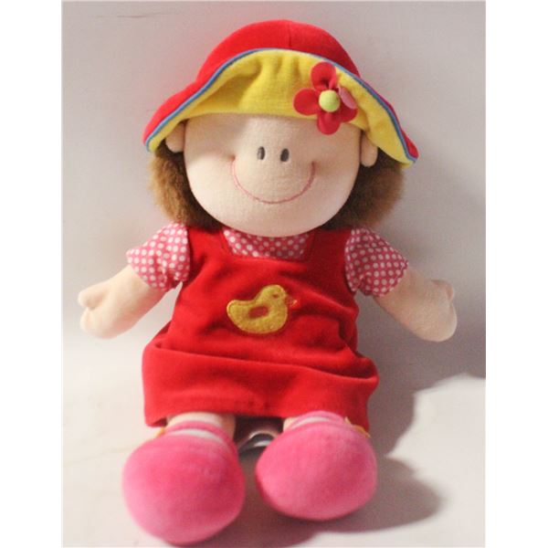 VINTAGE DOLLIES "GERTRUDE" 13" PLUSH DOLL