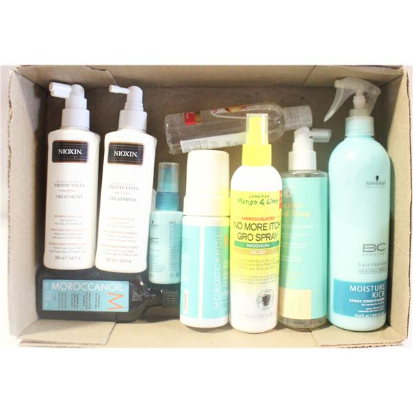 FLAT OF VARIOUS HAIR TREATMENT