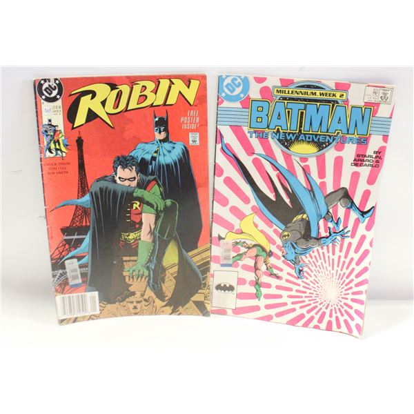 BATMAN + ROBIN COMICS