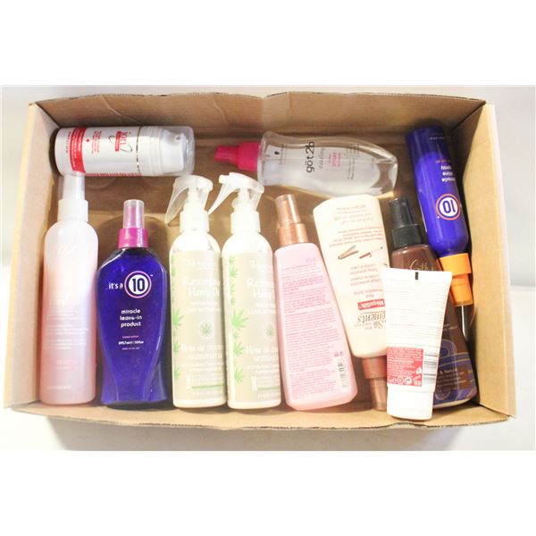 FLAT OF VARIOUS HAIR TREATMENT