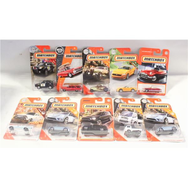 10 MATCHBOX DIECAST SEALED