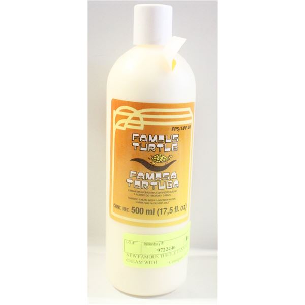 NEW FAMOUS TURTLE TANNING CREAM WITH