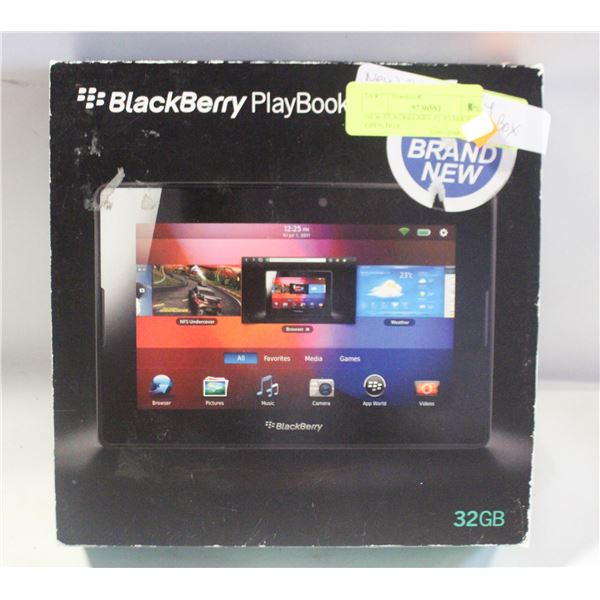 NEW BLACKBERRY PLAYBOOK OPEN BOX