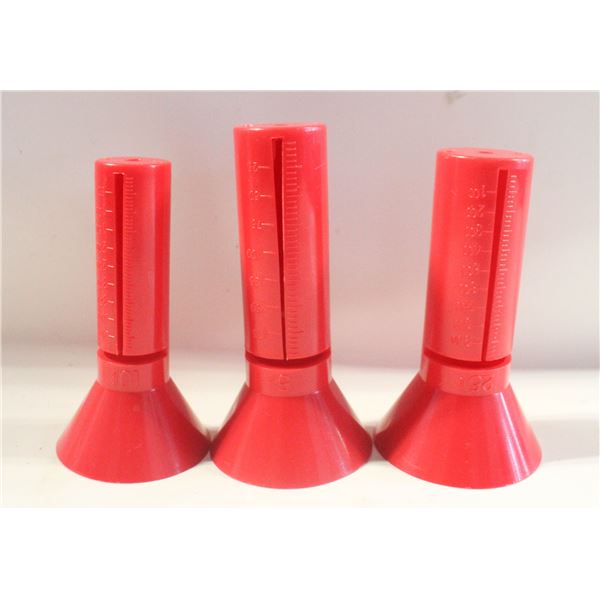 PLASTIC MANUAL COIN WRAPPING TUBES- 25/10/5 CENT