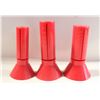 Image 1 : PLASTIC MANUAL COIN WRAPPING TUBES- 25/10/5 CENT