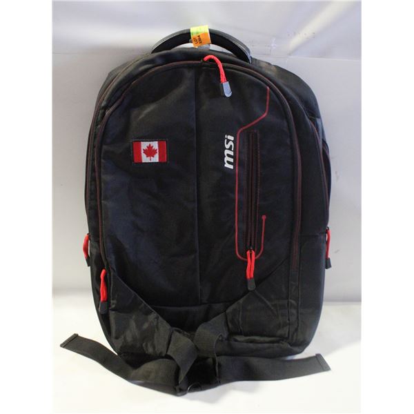 AUTHENTHIC MSI GAMING LAPTOP BAG