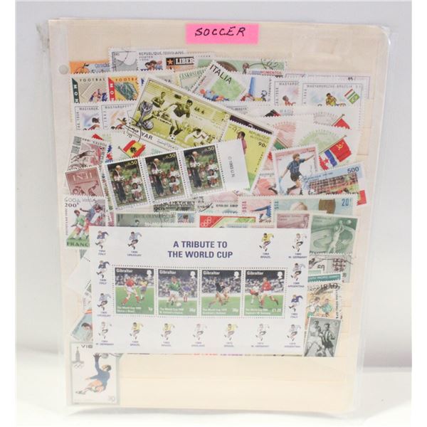 SOCCER STAMP COLLECTION