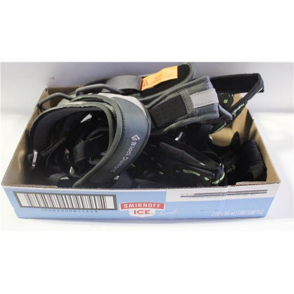 2 BLACK DIAMOND ROCK CLIMBING HARNESS