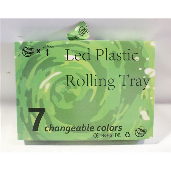 DECORATIVE LED ROLLING TRAY COLORFUL