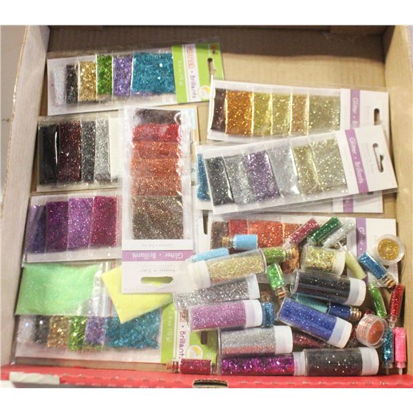 LARGE ASSORT. OF GLITTER BRILLANTS