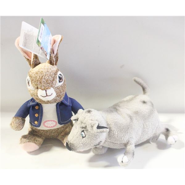 SINGING/TALKING PETER RABBIT + WALTER THE