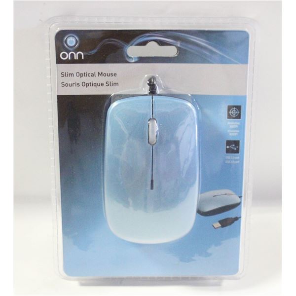 NEW BLUE SLIM MOUSE