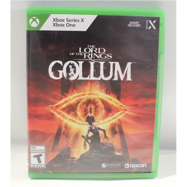 THE LORD OF THE RINGS GOLLUM GAME XBOX
