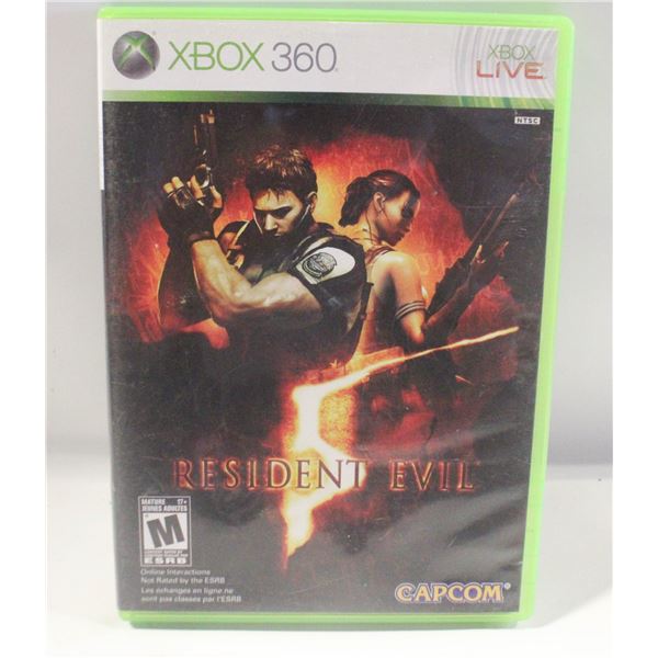 RESIDENT EVIL XBOX 360