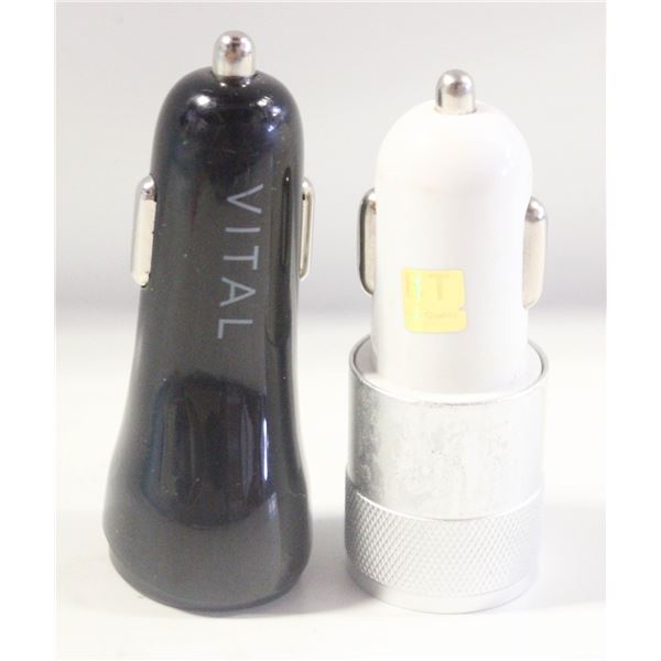 LOT OF TWO CAR CHARGERS