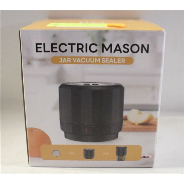 ELECTRIC MASON JAR VACUUM SEALER UNUSED