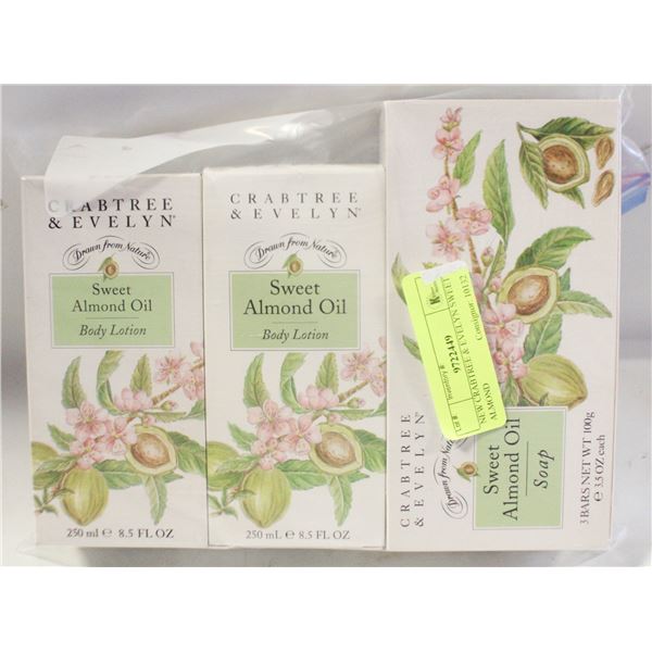 NEW CRABTREE & EVELYN SWEET ALMOND