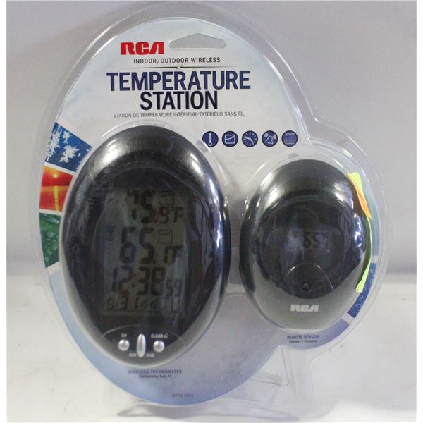 NEW RCA WEATHER STATION INDOOR/OUTDOOR