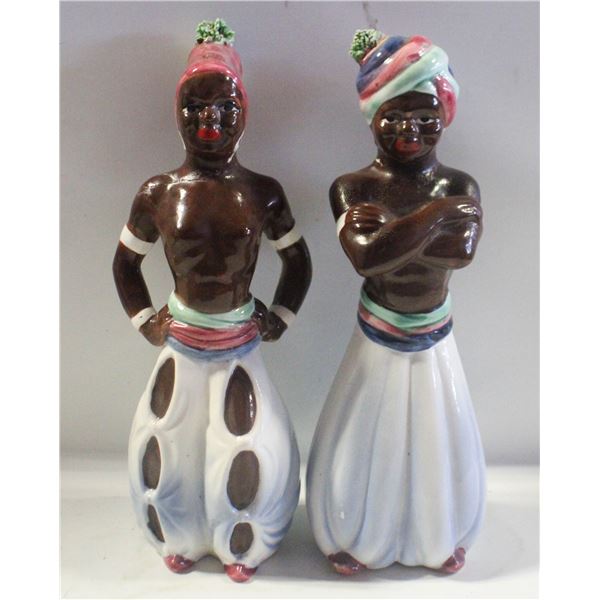 2 AFRICAN FIGURINE SET